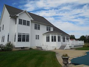 Roof soft washing in Centreville
