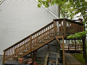 deck in need of cleaning