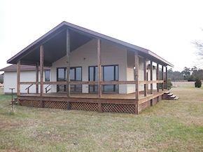 after cleaning the deck