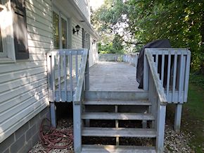 deck in need of cleaning