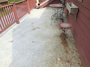 Easton balcony cleaning