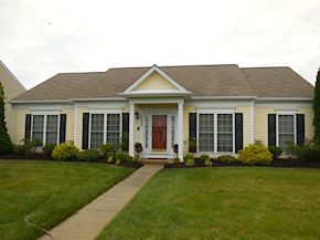 Roof cleaned and house washed in Easton, Maryland