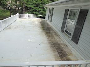 Easton siding power washing