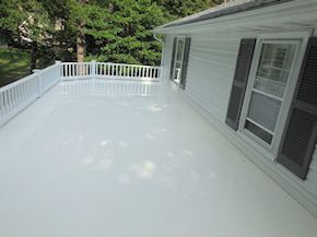 after the power washing in Easton