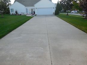 after the Easton roof cleaning process