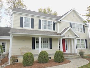Easton roof cleaning siding washed