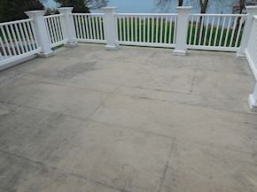 before pressure washing bricks and sidewalk in Greensboro