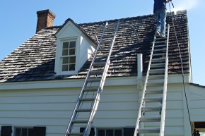 Cedar Roof cleaned in Trappe