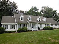 After Asphault Roof soft washing in Easton