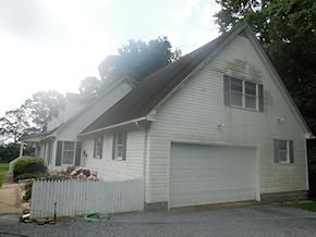 Easton siding in need of cleaning